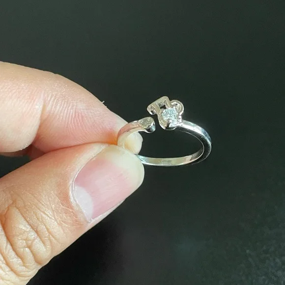 S925 Constellation Aquarius adjustable ring - Picture 8 of 8